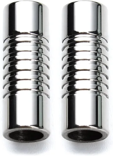 Miniatura 2 de 316 acero inoxidable agujero tamaño 0.118 in cierre magnético cierre magnético cilindro Shell para pulsera de cuero y cordón 5