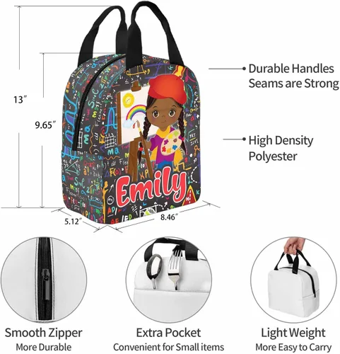 Miniatura 7 de Texto personalizado Elefante desgaste gafas mochila mochila mochila casual Daypack bolsa para mamá niñas, color86-4, Mochilas Daypack