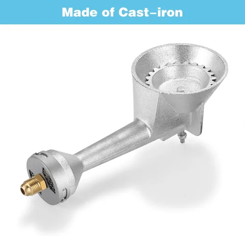 Miniatura 2 de Quemadores de gas propano de hierro fundido de alta presión, quemador de cocina de propano con regulador de propano ajustable de alta presión de 20