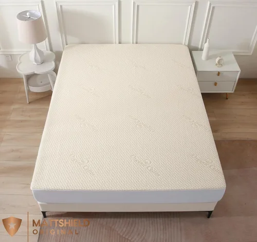 Miniatura 8 de Protector de Colchón Orgánico Impermeable de Lujo Queen - Funda de Almohadilla de Colchón Transpirable de Algodón Orgánico - Comodidad Premium