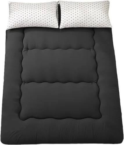 Colchón japonés de 4 pulgadas de grosor, colchón plegable de futón tamaño matrimonial, tapete de tatami enrollable, colchoneta para dormir, tumbona