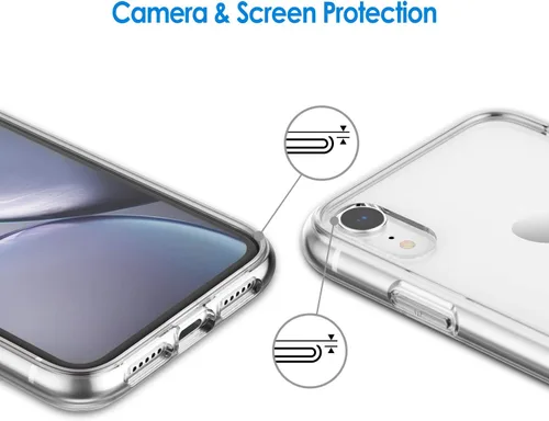 Miniatura 5 de JETech - Funda para iPhone XR de 6.1 pulgadas, cubierta para absorción de golpes Transparente