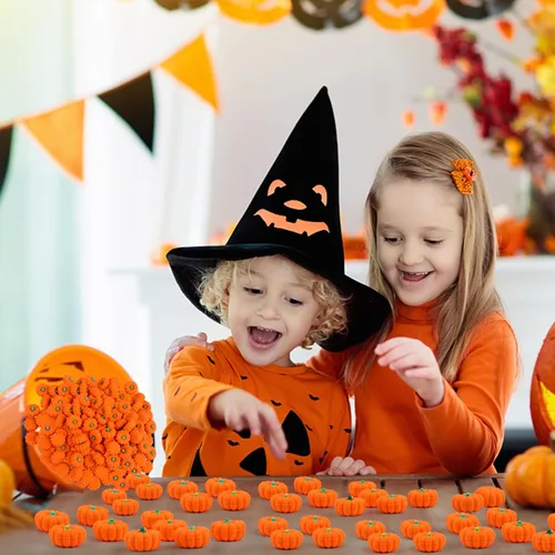 Miniatura 7 de FOIMAS 30 borradores de calabaza 3D, mini borrador de goma de calabaza para niños, estudiantes, Halloween, otoño, Acción de Gracias, fiesta, 33