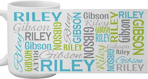 Miniatura 13 de Let's Make Memories Taza Personalizada con Tu Nombre y Firma - Taza de Café Personalizada de 15oz - Relleno para Calcetín - Para Navidad Gris