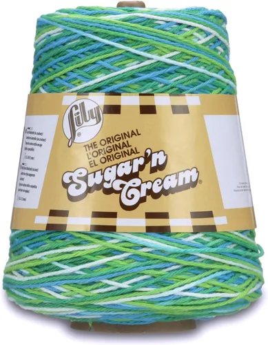 Miniatura 12 de Lily Sugar N Cream - Ovillos de hilo negro - 1 paquete de 14oz/400g - Algodón - #4 Mediano - 640 metros - Para tejer/croché