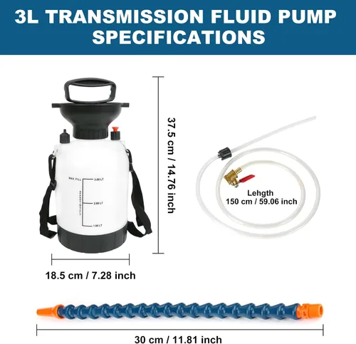 Miniatura 5 de Bomba de fluido de transmisión 3L, bomba manual de fluido de transmisión de automóvil, bomba de aceite de transmisión, para camiones automotrices