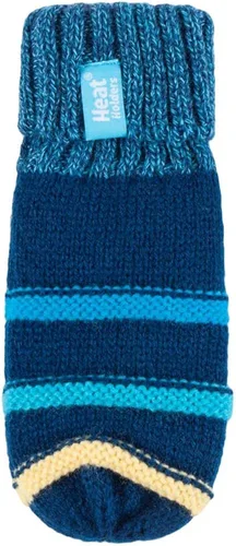 Miniatura 3 de Heat Holders - Gorro de invierno con pompones y manoplas con forro térmico para niños con orejeras.