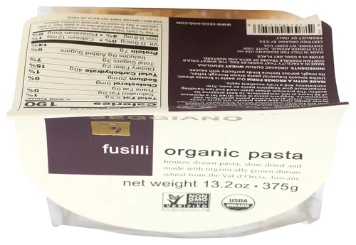 Miniatura 5 de Seggiano Pasta orgánica Fusilli, 13.2 oz