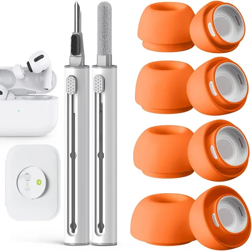 Miniatura 25 de Pohgelan Compatible con AirPods Pro de 2ª/1ª Generación Puntas de Repuesto para Auriculares, con Orificio de Reducción de Ruido y Pantalla
