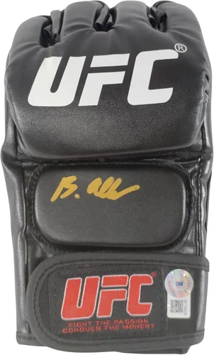 Brendan Allen - Guante de UFC firmado por Beckett, auténticos autógrafos de MMA, guantes de campeonato de lucha definitiva, regalos para hombres y
