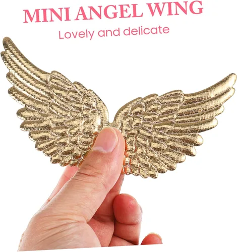Miniatura 4 de NUOBESTY 12 piezas de alas de ángel, material de decoración de alas de ángel, alas de ángel en miniatura, para manualidades, disfraz de adultos