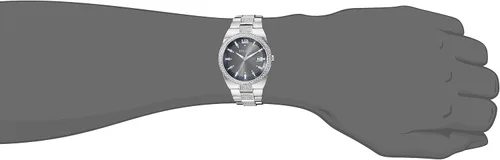 Miniatura 2 de Bulova 96b221de los hombres Analog Silver reloj de cuarzo japonés de la visualización de vidrio