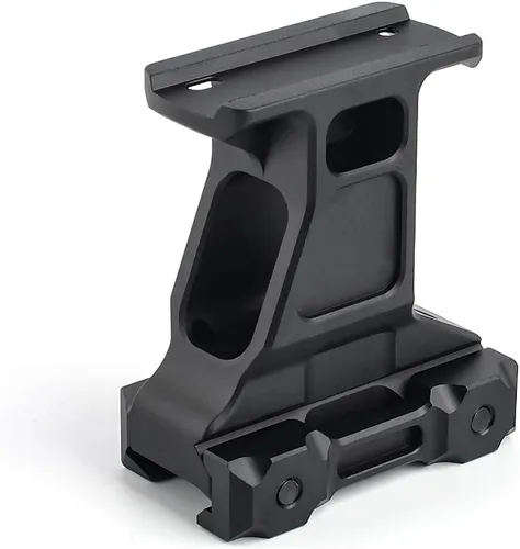 Miniatura 4 de Soporte elevador de punto rojo de 2.91 pulgadas, soporte táctico Picatinny para mira óptica T1 T2, apto para riel Picatinny de 0.787 in BK