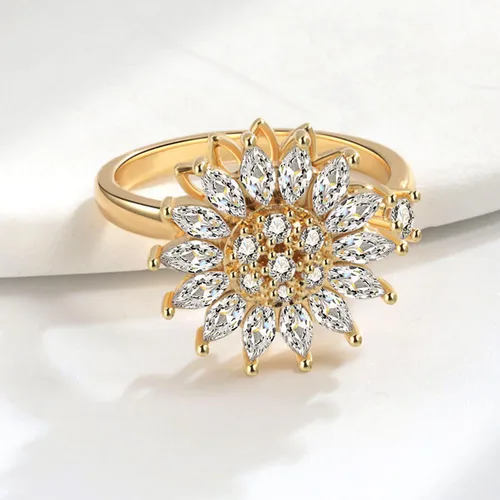 Miniatura 59 de Anillo de plata de ley 925, minimalista, ajustable, hecho a mano, para mujeres y niñas