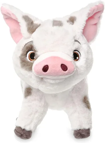 Disney Store Peluche del Cerdo Pua de Moana - Juguete Auténtico de 9 Pulgadas con Diseño Suave y Tierno - Coleccionable Ideal y Regalo Adorable para