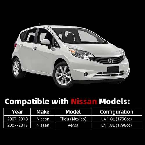 Miniatura 2 de MITZONE Kit de cubierta de válvula de motor compatible con Nissan Tiida 2007-2018 Nissan Versa 1.8L L4 Repace 13264EM30C 2007-2013