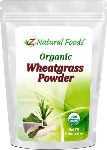 Miniatura 8 de Z Natural Foods Polvo de pasto de trigo orgánico, polvo de superalimento verde para batidos, jugos, batidos y recetas, polvo rico en nutrientes