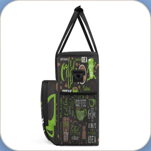 Miniatura 4 de Bolso de Transporte para Cafetera de Café Verde Compatible con Keurig K-Mini o K-Mini Plus Estuche de Viaje para Cafetera Portátil de Porción AA