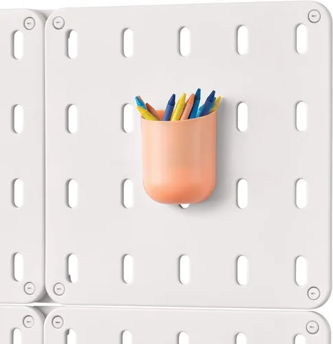 Miniatura 18 de iDesign Cade - Contenedor organizador modular de plástico sin BPA para colgar, 5.04 x 3.04 x 4 pulgadas, color gris