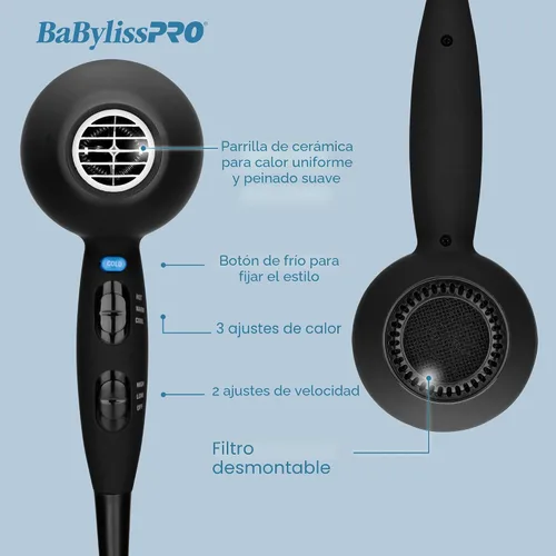 Miniatura 3 de BaBylissPRO Ceramix Xtreme Secadora de Pelo