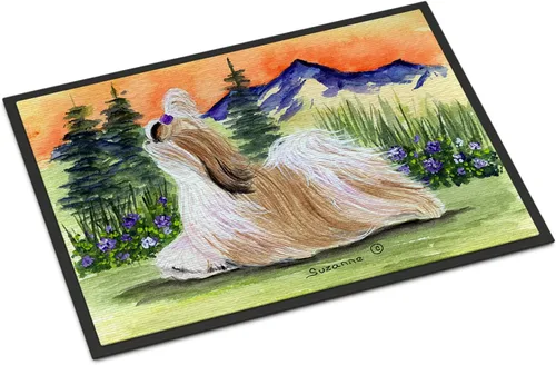 Miniatura 187 de Caroline's Treasures SS8220MAT - Felpudo afgano de 18 x 27 pulgadas, para interiores y exteriores, para entrada, antideslizante, lavable, de pelo