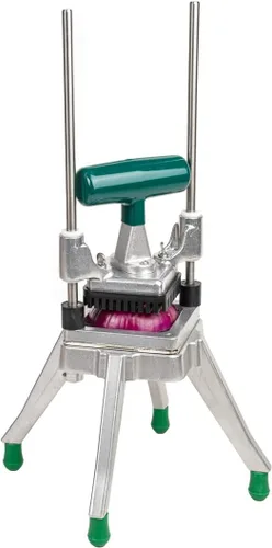 Restaurantware Met Lux - Cortador de verduras de 1/4 de pulgada, 1 cuchilla de acero inoxidable, picadora de cebolla, con asa, cortador de verduras