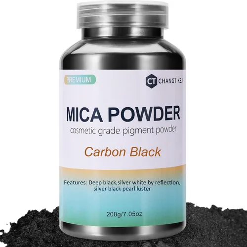 Miniatura 35 de CHANGTIKEJI Polvo de mica – 81 colores – 0.35 oz/botella de pigmento natural en polvo para resina epoxi, fabricación de jabón, fabricación de velas