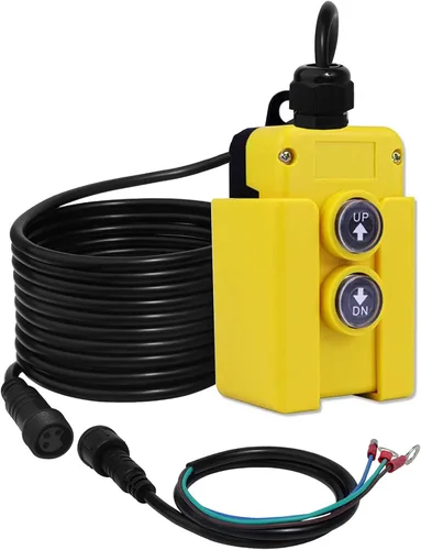 Miniatura 8 de Interruptor de control remoto de remolque volcado, 3 alambres 12v DC bomba hidráulica unidad de potencia arriba abajo controlador para camión