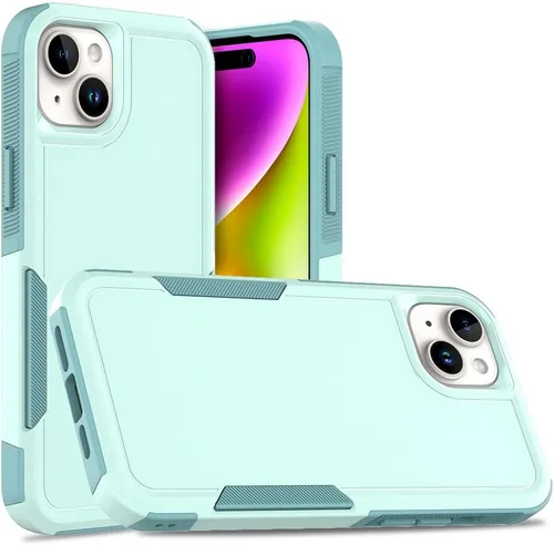 Miniatura 34 de Funda WOGROO para iPhone 8 Plus, iPhone 7 Plus de 5.5 pulgadas, funda protectora para teléfono a prueba de golpes, fuerte y duradera, color negro