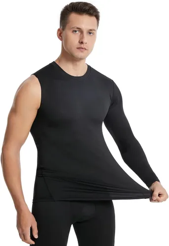 Miniatura 2 de New Compression Shirts for Men 12 Single Arm Long Sleeve Athletic Base Layer Undershirt Gear T Shirt for Workout Basketball