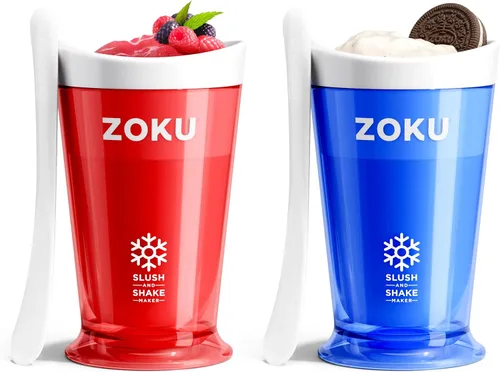 Miniatura 19 de Fábrica de batidos Zoku Slush y Shake Maker, color naranja, Casual, talla única , Azul