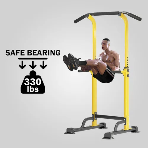Miniatura 3 de SogesPower Power Tower Estación de Fondos Barra de Dominadas para Gimnasio en Casa con Altura Ajustable Equipo de Entrenamiento de Fuerza, Estación