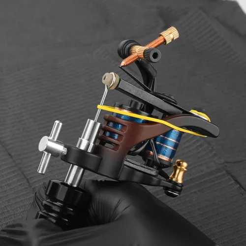 Miniatura 5 de Profesional 10 Envueltas Tatuaje Bobina Máquina Tatuaje Máquina Liner Shader Tatuaje Máquinas para Artistas Arte Corporal Principiante