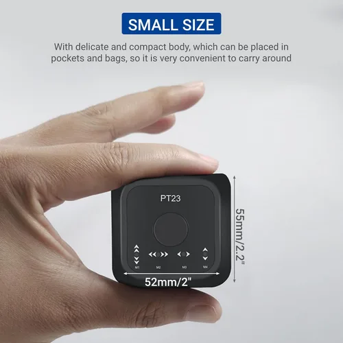 Miniatura 4 de Page Turner - Pedal giratorio de página de música recargable, Bluetooth, compatible con iOS, Android, sistema (negro)