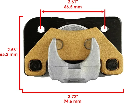 Miniatura 3 de Caltric Pinza de freno delantera izquierda derecha compatible con Arctic Cat 650 4X4 V-2 Trv Tbx H1 2005-2012