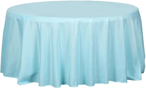 Miniatura 18 de Balsa Circle 6 manteles redondos de amatista de 120 pulgadas, manteles de tela para bodas, fiestas, recepción, banquetes, eventos, cocina, comedor