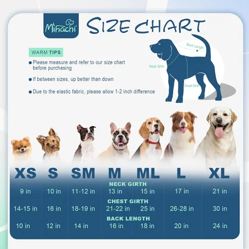 Miniatura 2 de Mihachi Suéteres para Perros Pequeños y Medianos Niña o Niño, Camisa Cálida y Suave para Perros, Abrigo para Perros para Clima Frío con Cuello