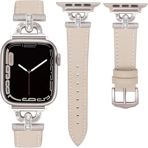 Correas de hebilla de metal únicas en forma de D compatibles con Apple Watch Band de 1.654 pulgadas, 1.732 pulgadas, 1.772 pulgadas, 1.772 pulgadas,