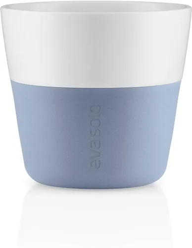 Miniatura 4 de Eva Solo 2 Tazas Tumbler de Espresso Tazas de Café Tumbler de Porcelana de 3 oz con Agarre Recubierto de Silicona Diseño Danés, Funcionalidad