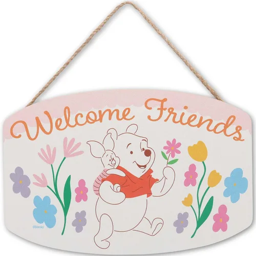 Miniatura 13 de Open Road Brands Disney Winnie the Pooh Adventure Banner Colgante de Lona - Decoración de Pared Divertida de Pooh y Amigos para el Hogar