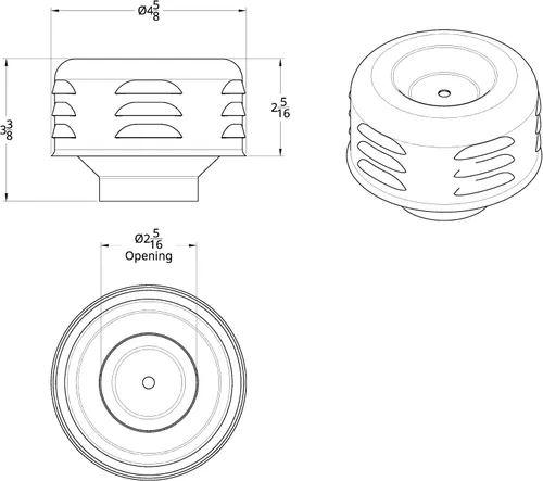 Miniatura 3 de United Pacific Industries C5035 Purificador de aire (Enrutado)