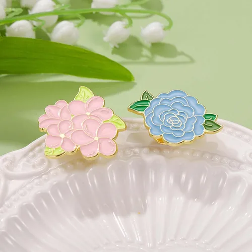 Miniatura 6 de TIDOO Cute Sunflower Flower Enamel Pin Set Anime Lily Plant Pins Aesthetic for Backpacks Clothes Hat Decor Flower Girl Gift