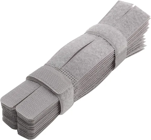 Miniatura 11 de 50 piezas, sujetacables reutilizables, organizador de cables, sostén de cables, 17,8 cm (multicolor2)