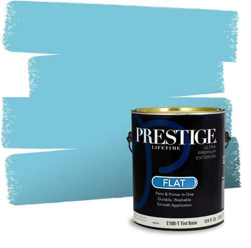 Miniatura 980 de Pintura Exterior + imprimación PRESTIGE, todo-en-uno, 1 galón, acabado mate, color comparable al Valspar* Royal Gray* VS151-Gris real