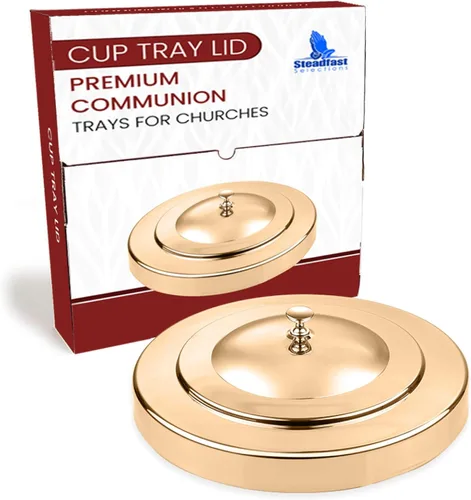 Miniatura 7 de (Plato de oferta rojo) Platos de oferta de acero inoxidable dorado prémium para iglesia Bandejas de oferta Plato de colección de iglesia Plato