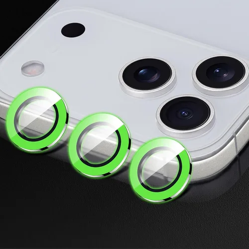 Miniatura 57 de Compatible con iPhone 11 Pro/11Pro Max/12 Pro Luminous Camera Lens Protector Ultra Thin Película de vidrio templado Protector de pantalla de cámara