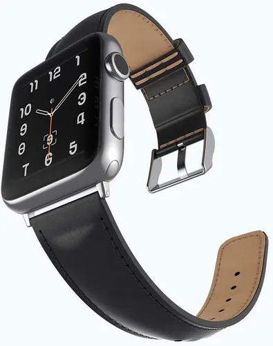 Miniatura 2 de Snakehive Correa de cuero genuino compatible con Apple Watch Compatible con Apple Watch de 1.496 in 1.575 in 1.614 in 1.654 in 1.732 in 1.772 in