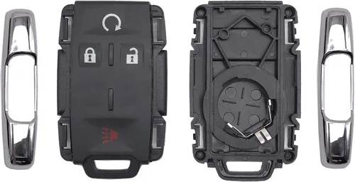 Miniatura 4 de Carcasa de Control Remoto sin Llave para Llavero Compatible con Chevy Chevrolet Silverado Colorado/GMC Sierra Canyon 2014 2015 2016 2017