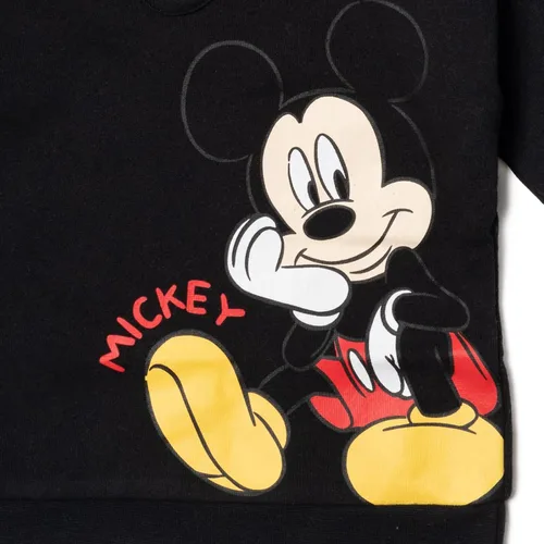 Miniatura 5 de Disney Classics Mickey Mouse Winnie the Pooh Baby Hoodie Bodysuit and Pants 3 Piece Outfit Set Newborn to Infant