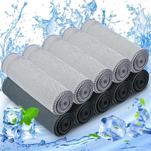 Miniatura 8 de MENOLY Paquete de 120 toallas refrescantes para el cuello, toalla de microfibra suave para entrenamiento, para deportes, gimnasio, yoga, campamento